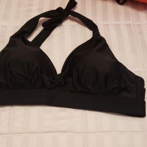 Black bikini top, unknown size/brand